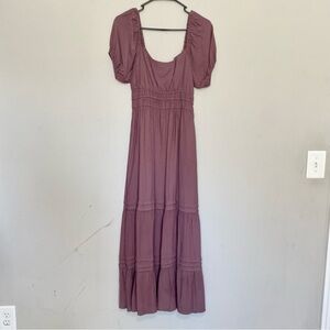 SOLD Max + Ash Short Sleeve Tiered Dress